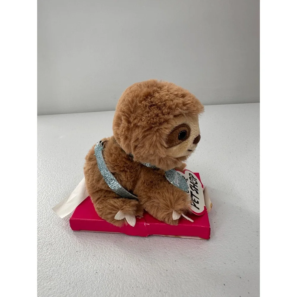 Justice Pet Shop Sophie Sloth Plush Gund Stuffed Animal Toy Brown Kids Lovey 5in